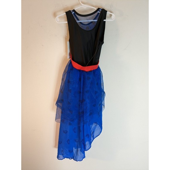 Disney Descendants Evie Bridesmaid Set Top & Bottom Girls S (6-6x) Blue - Picture 4 of 5